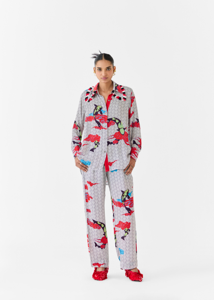 Koi Shirt & Trousers Co-Ord