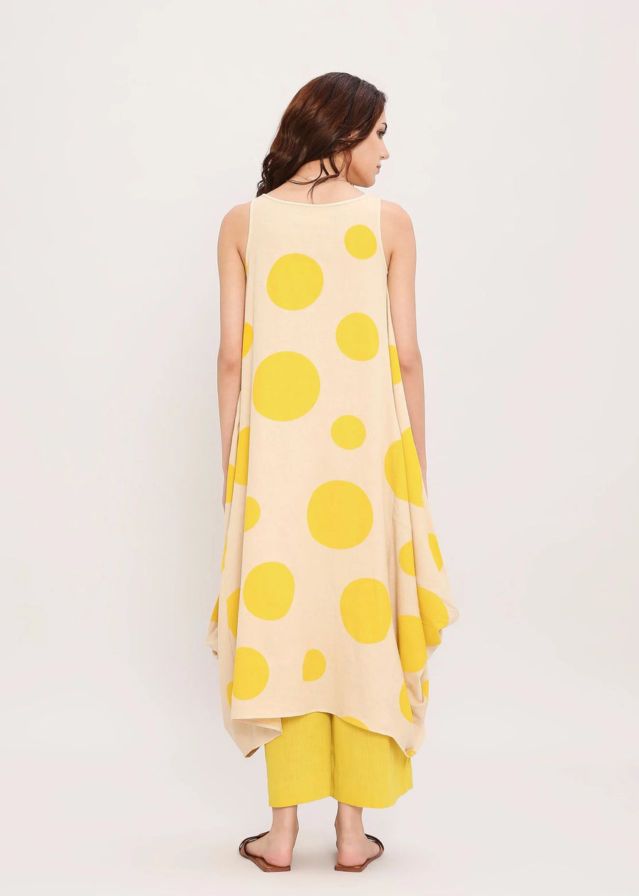 Capsule Edit Hand Block Printed Polka Vari Co-ord Set (2 PCS)