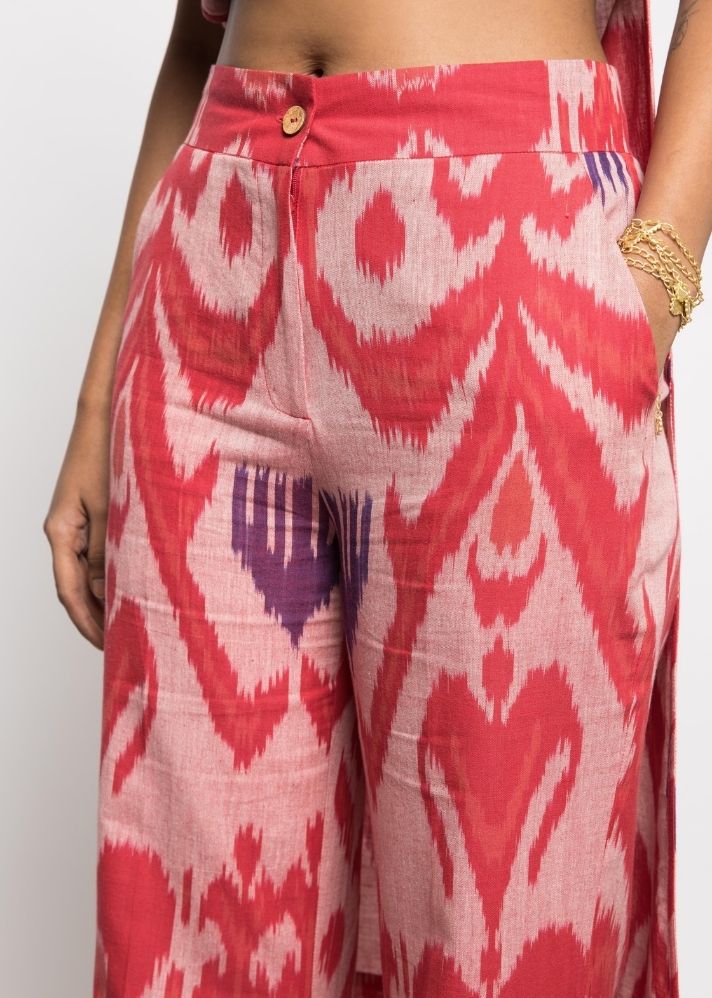 Pink Kick & Flare Pants