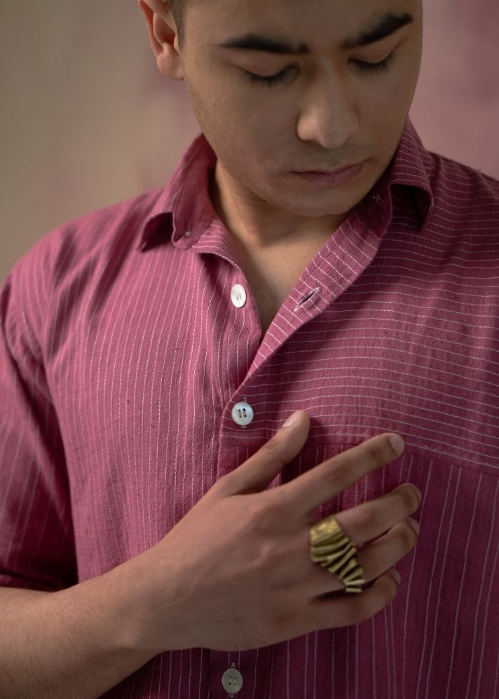 Phosphene Stitch Lines Shirt