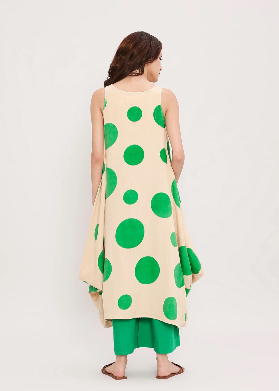 Capsule Edit Hand Block Printed Polka Vari Co-ord Set (2 PCS)