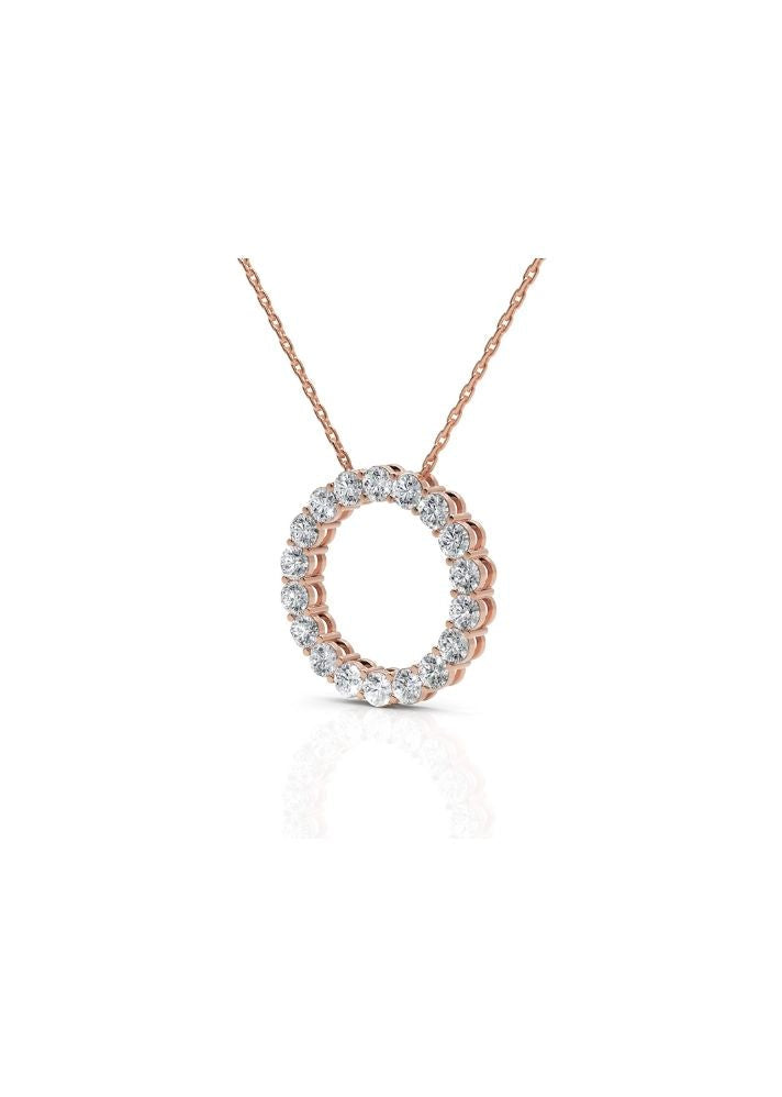 Product image of Yellow Gold, White Gold, Rose Gold 18K gold set with Etically Lab Grown Diamonds Diamond Band Neckpiece, curated by Only Ethikal