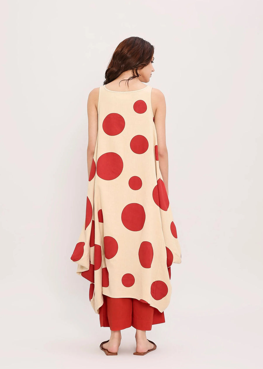 Capsule Edit Hand Block Printed Polka Vari Co-ord Set (2 PCS)