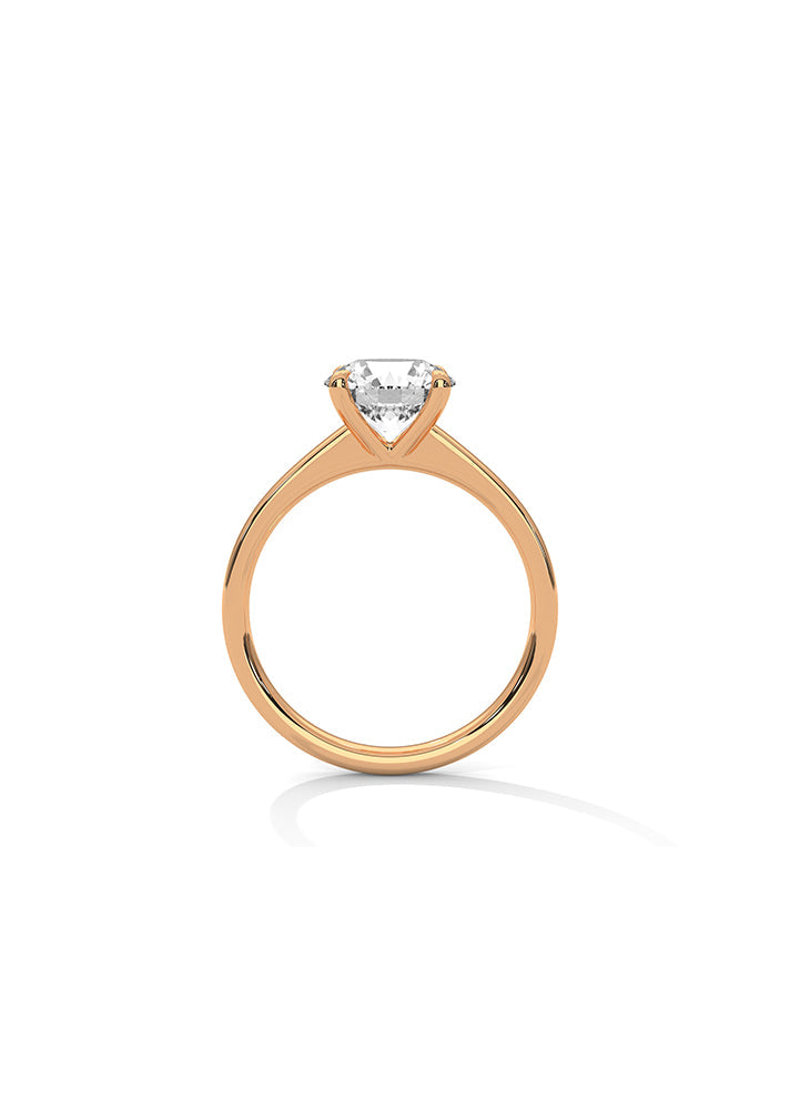 Round Solitaire Ring-Cat0103