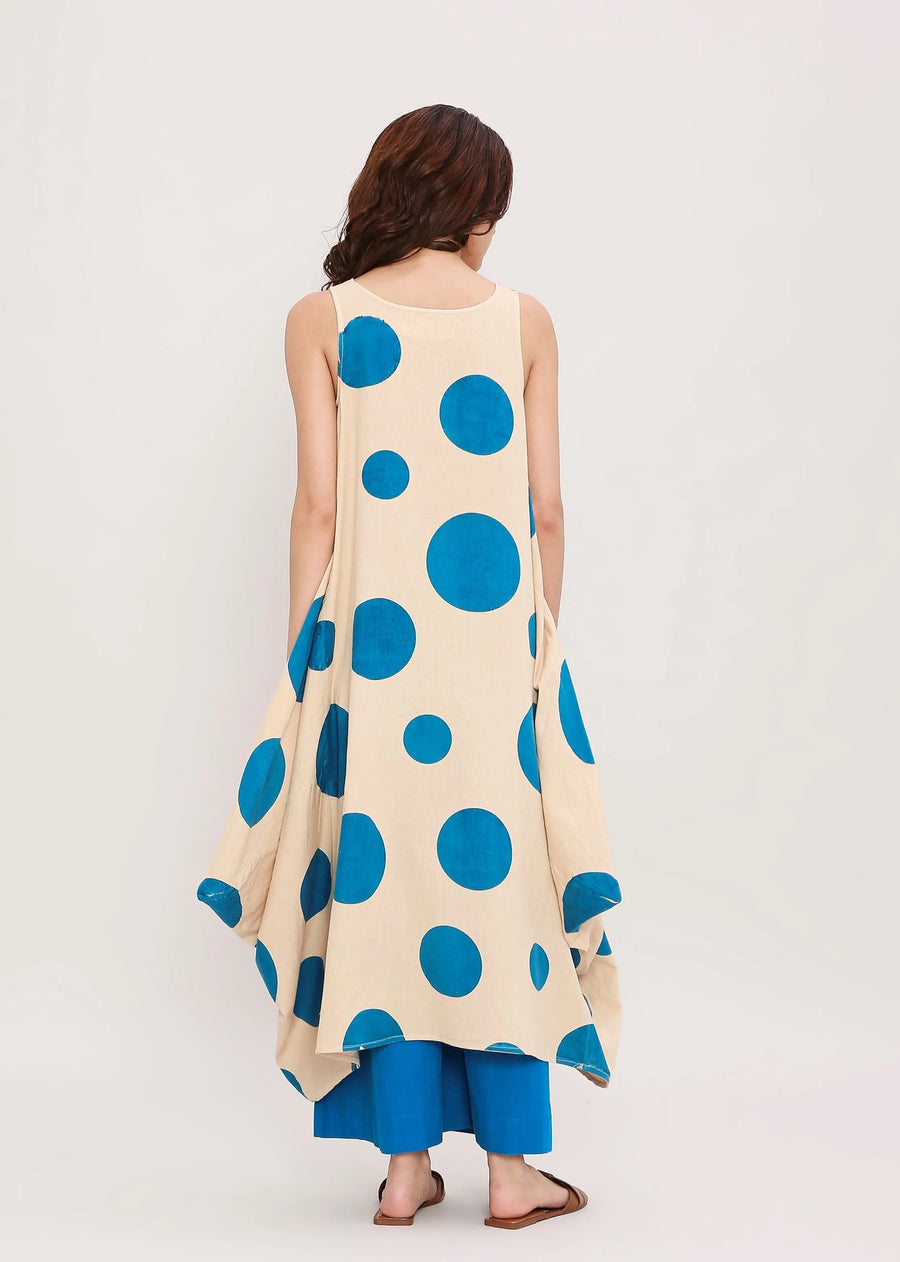 Capsule Edit Hand Block Printed Polka Vari Co-ord Set (2 PCS)