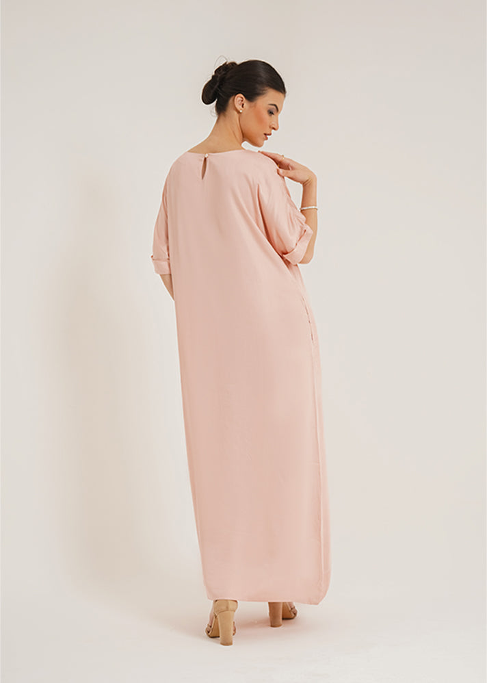 Carla Dual Rose Abaya &Laila Rose Slip