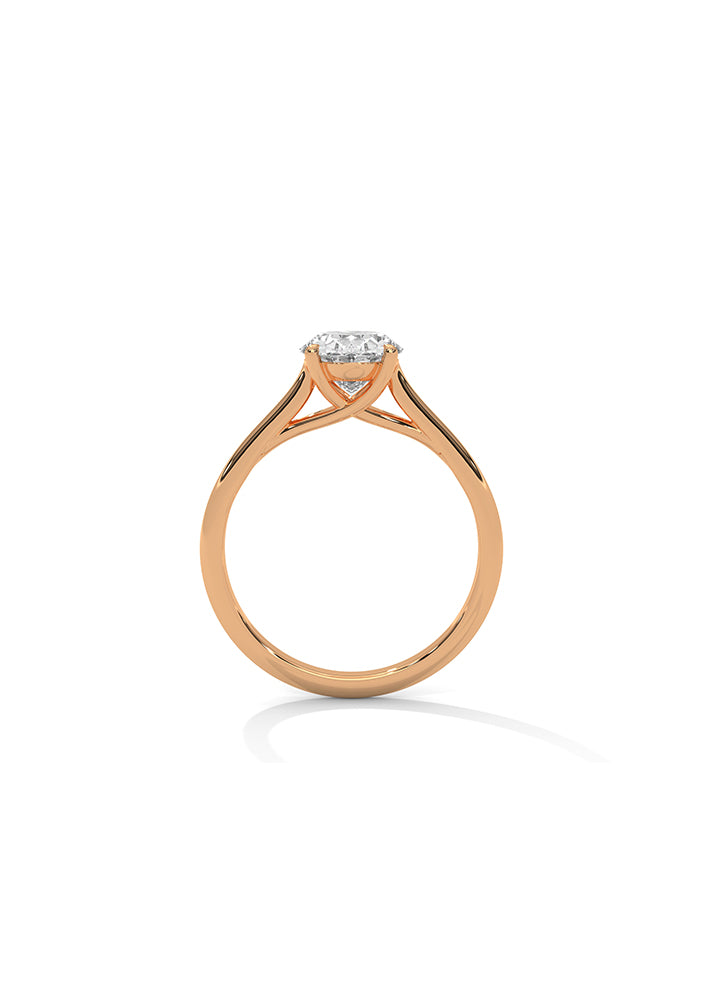 Oval Cut Solitaire Ring-Cat0161