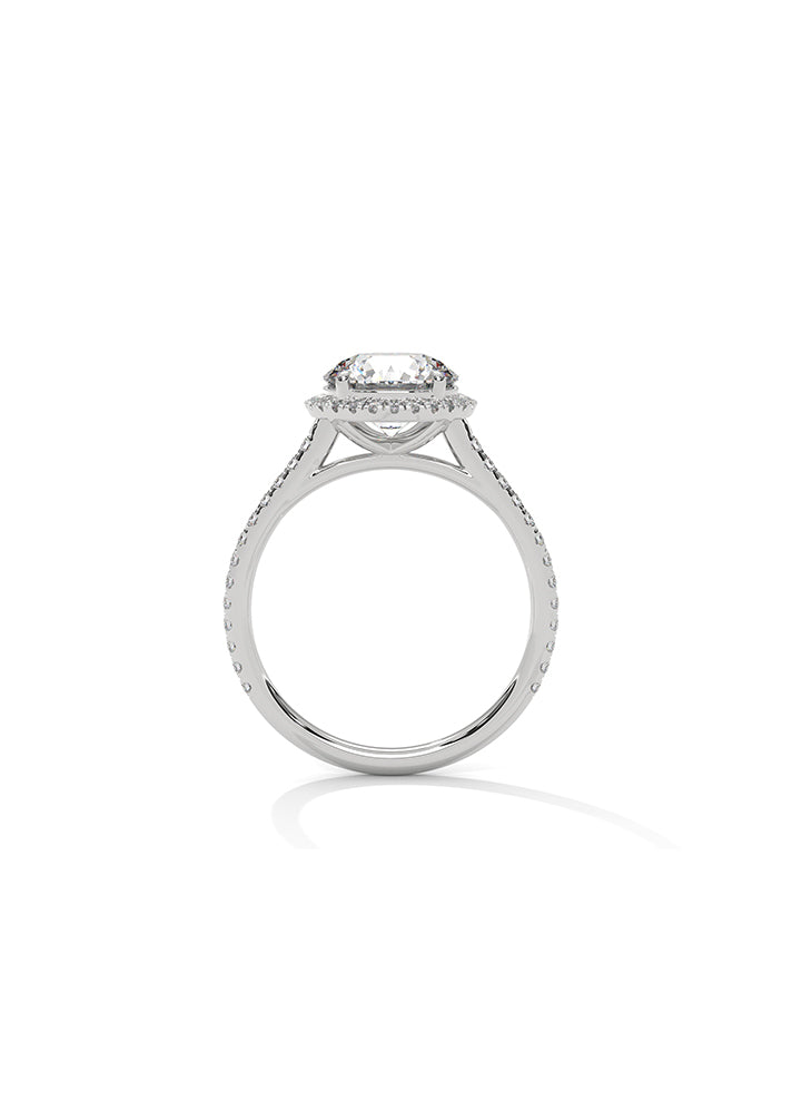 Solitaire Ring With 52 Diamonds-Cat0114