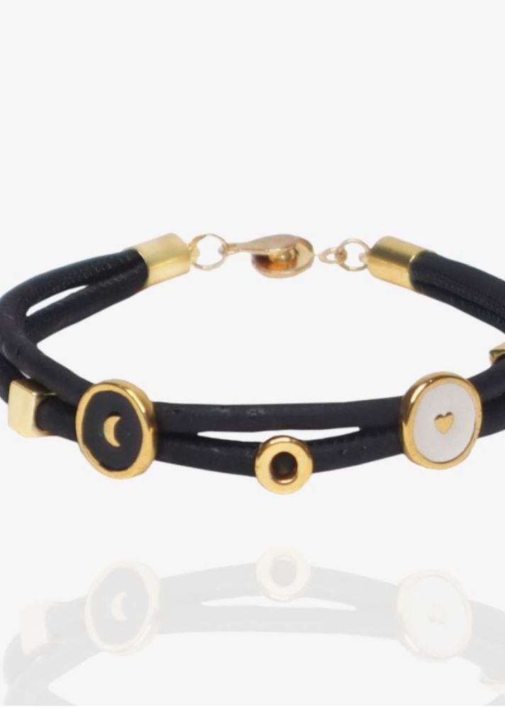 Moon And Heart Bracelet