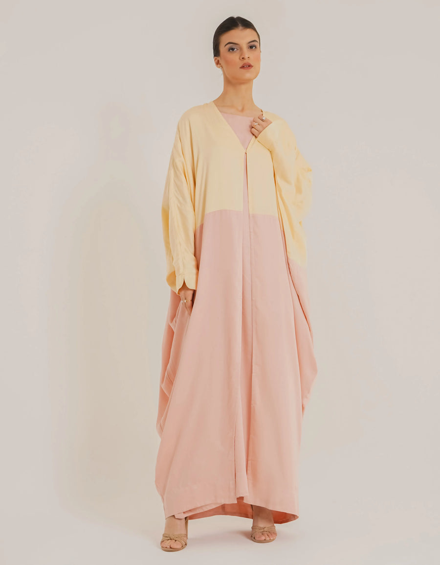 Carla Dual Rose Abaya