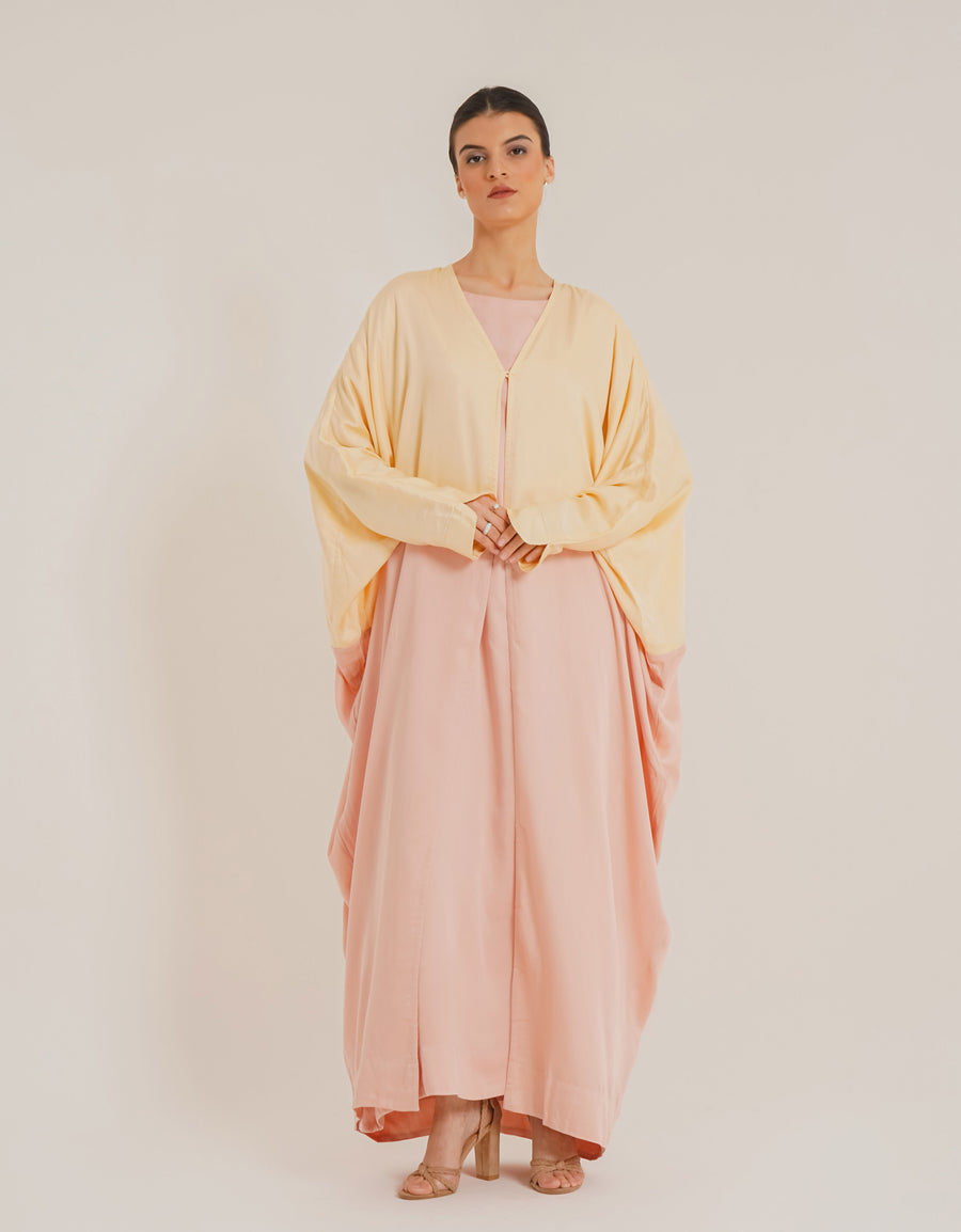 Carla Dual Rose Abaya