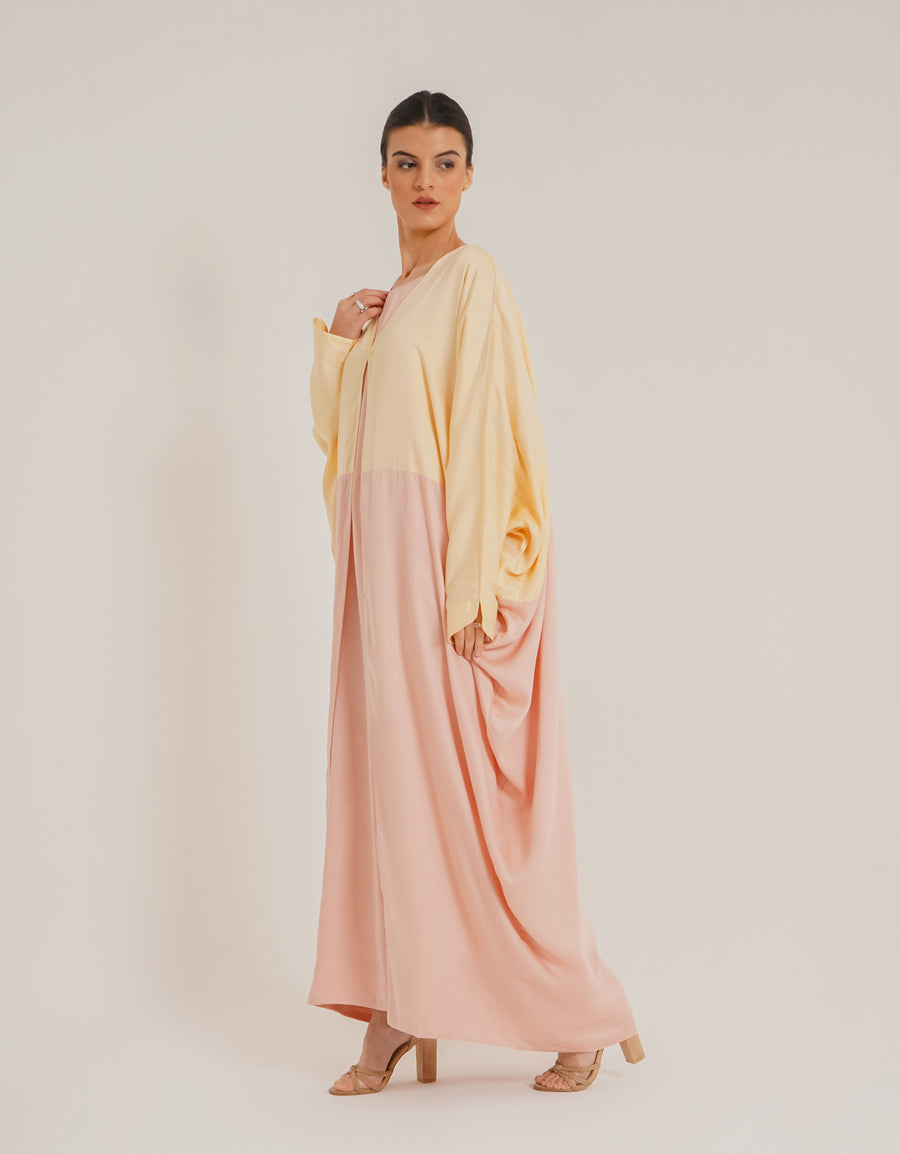 Carla Dual Rose Abaya