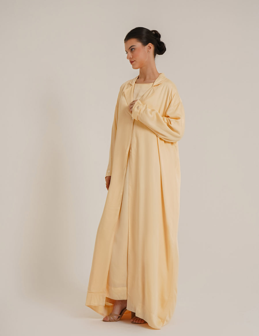 Amal  Butter Abaya &Laila  Butter Slip