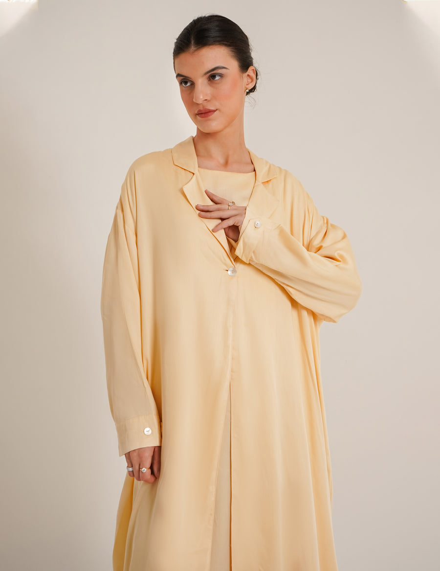 Amal  Butter Abaya &Laila  Butter Slip