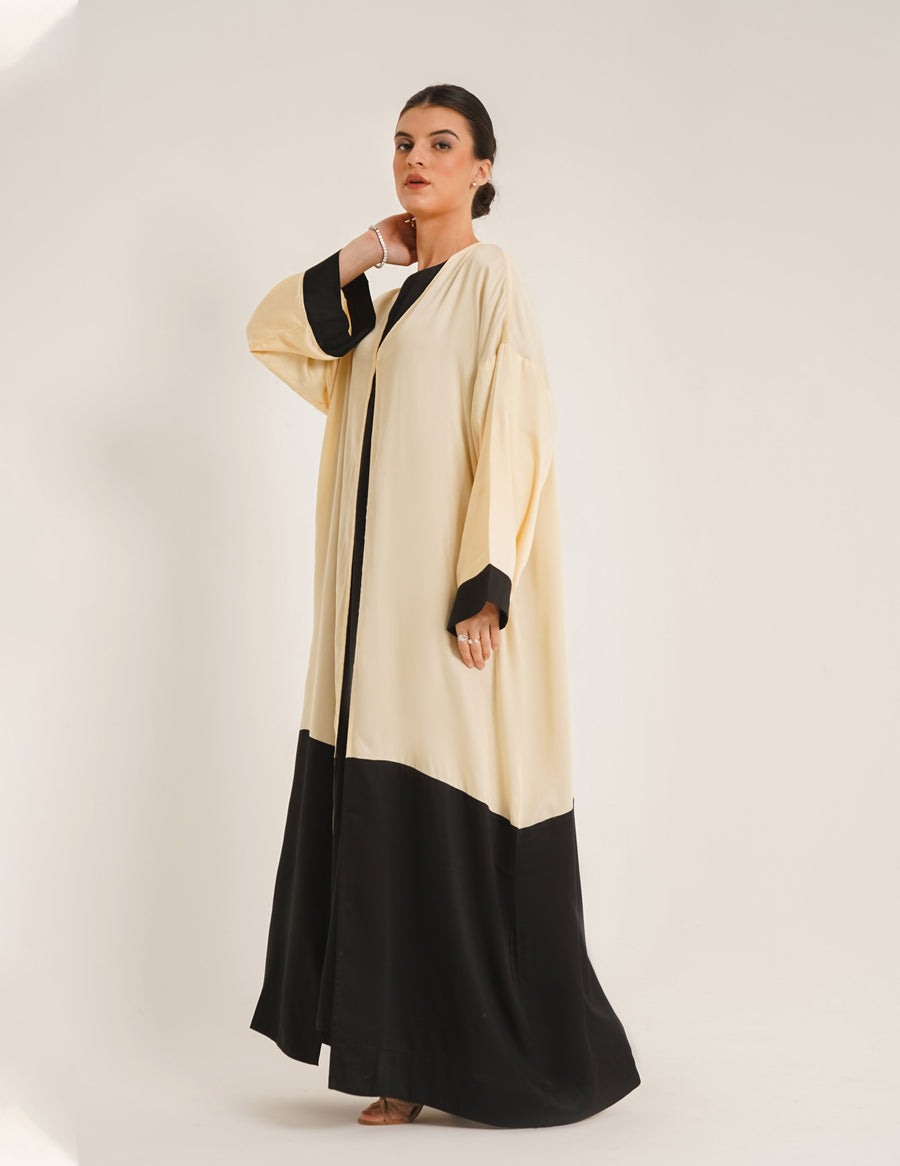 Lara Dual  Butter Abaya