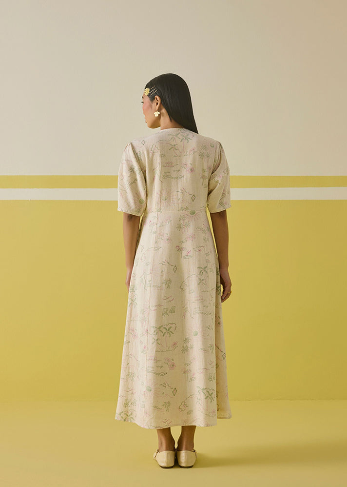 Sunshine Garden Kala Cotton Maxi Dress