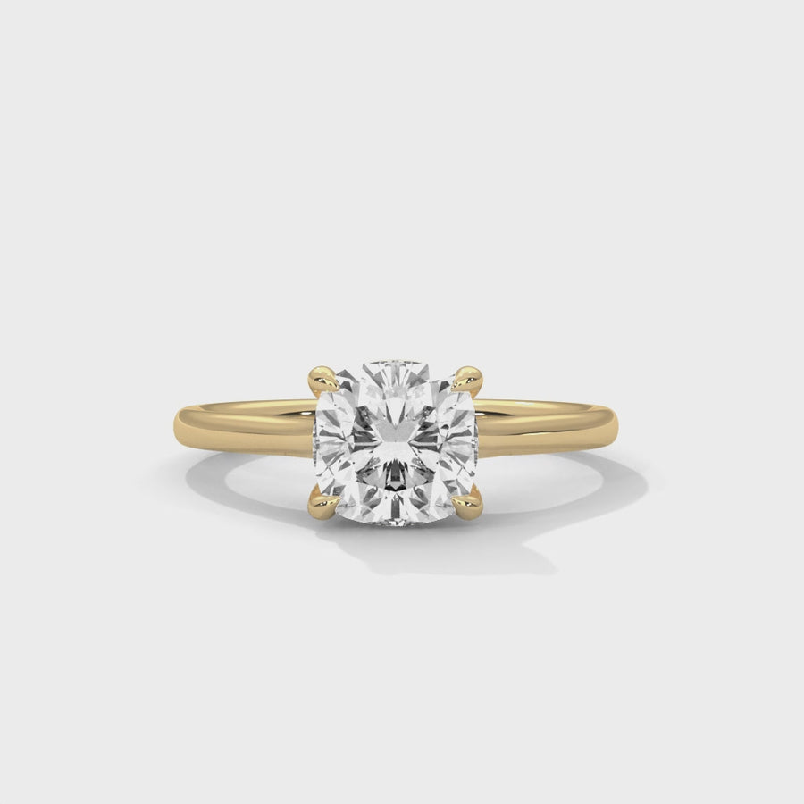 Round Solitaire Ring-Cat0106