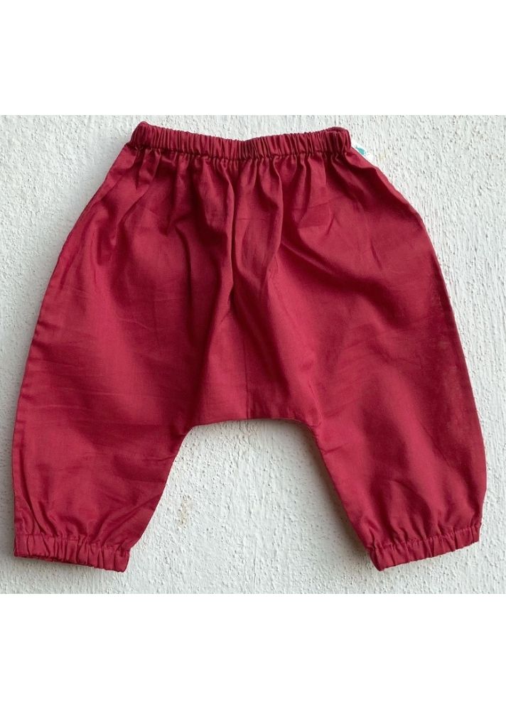Unisex Organic Koi Red Kurta & Matching Pants