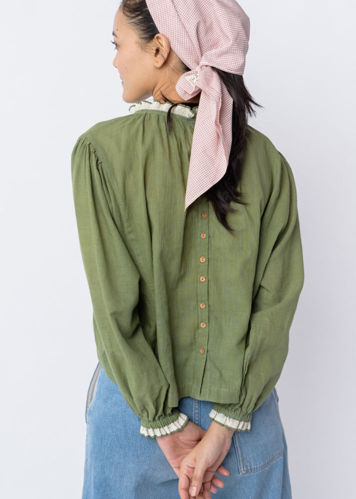 Sage Green Floaty Top