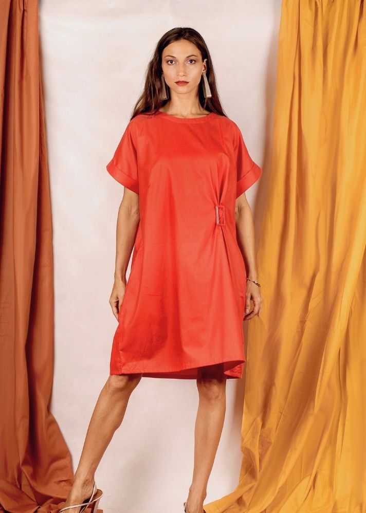 Ava Red Dress - onlyethikal