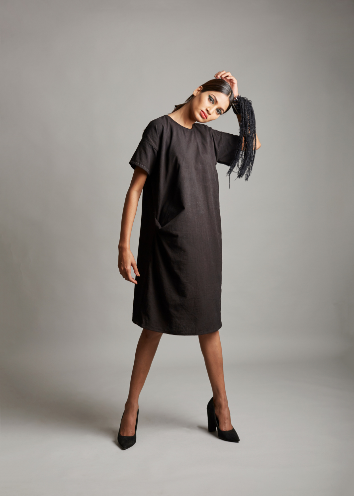 Galactic Darkness Two Buttoned Dress - onlyethikal