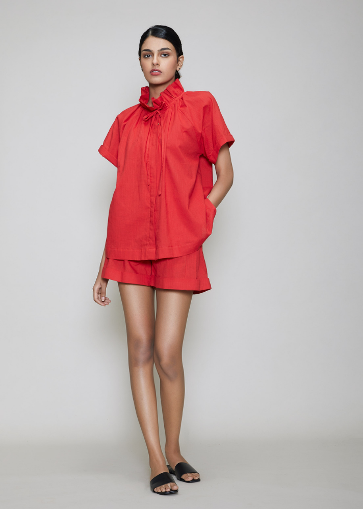 Toraa & Shorts Set Red - onlyethikal