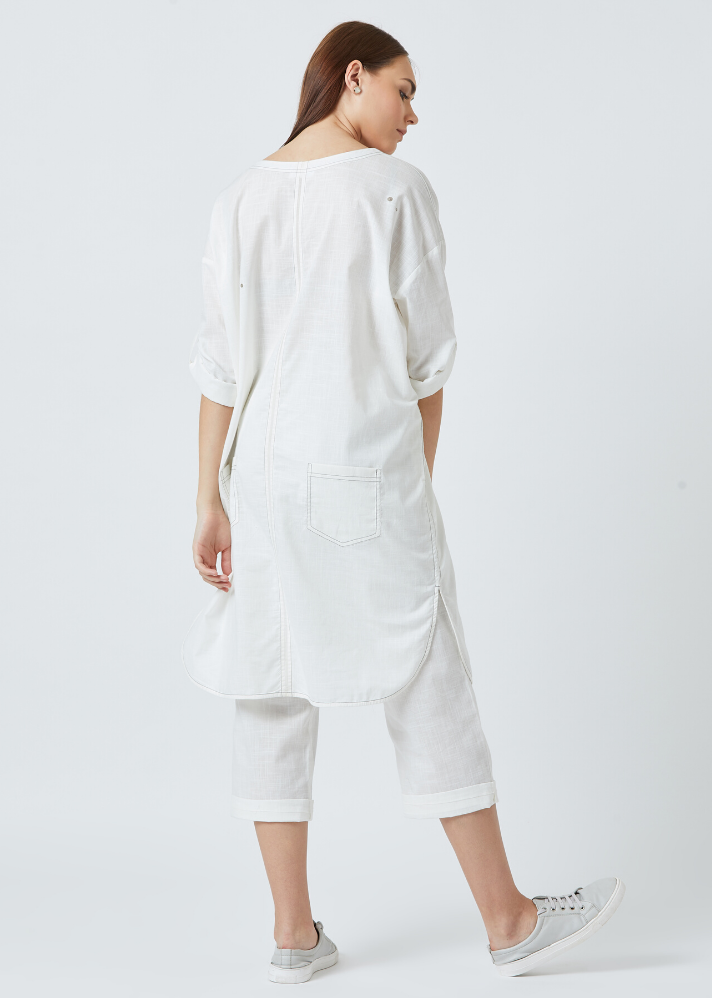 Ready to ship! White tunic dress - onlyethikal