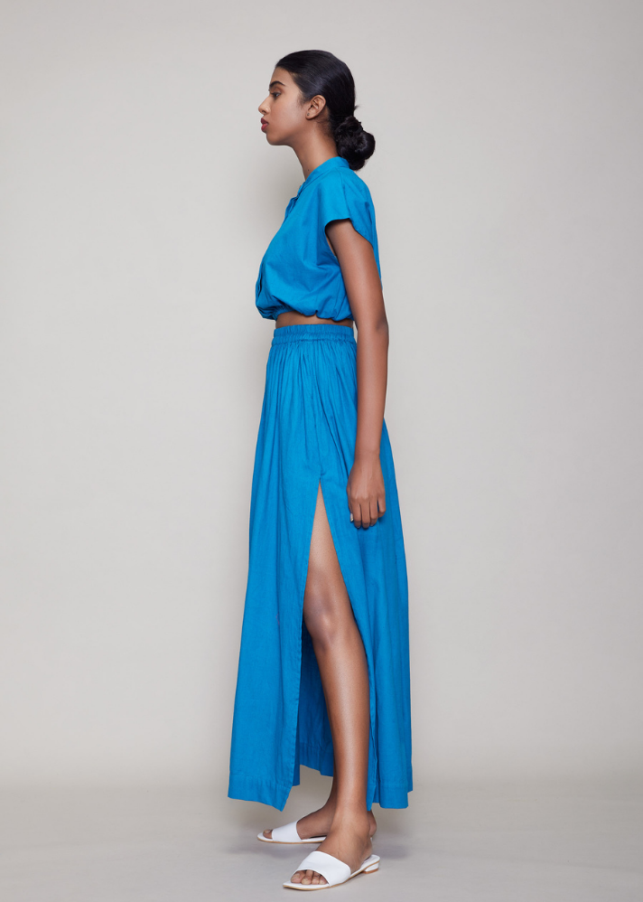 Sl Skirt Blue - onlyethikal