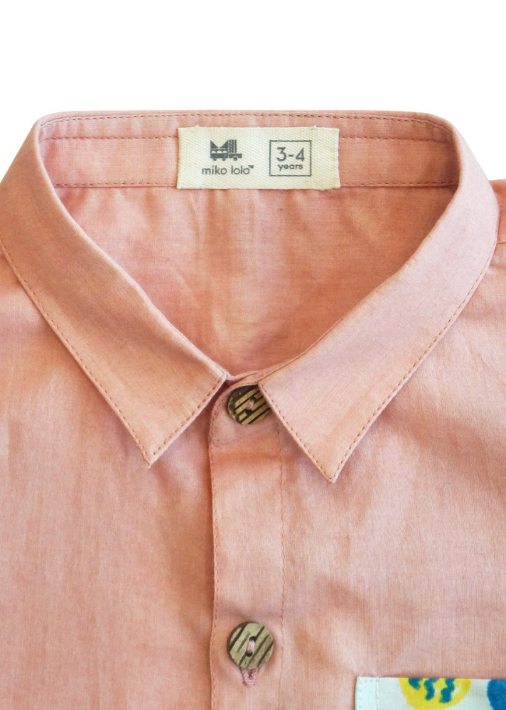 Apricot Formal Shirt - onlyethikal