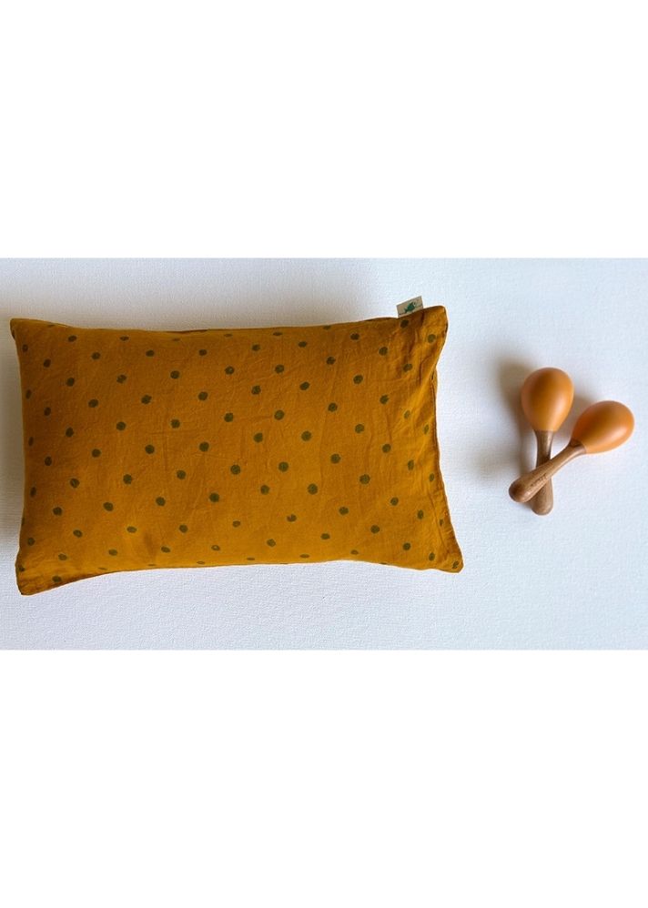 Gift Set - Organic Raidana Print Kapok Pillow + Maracas