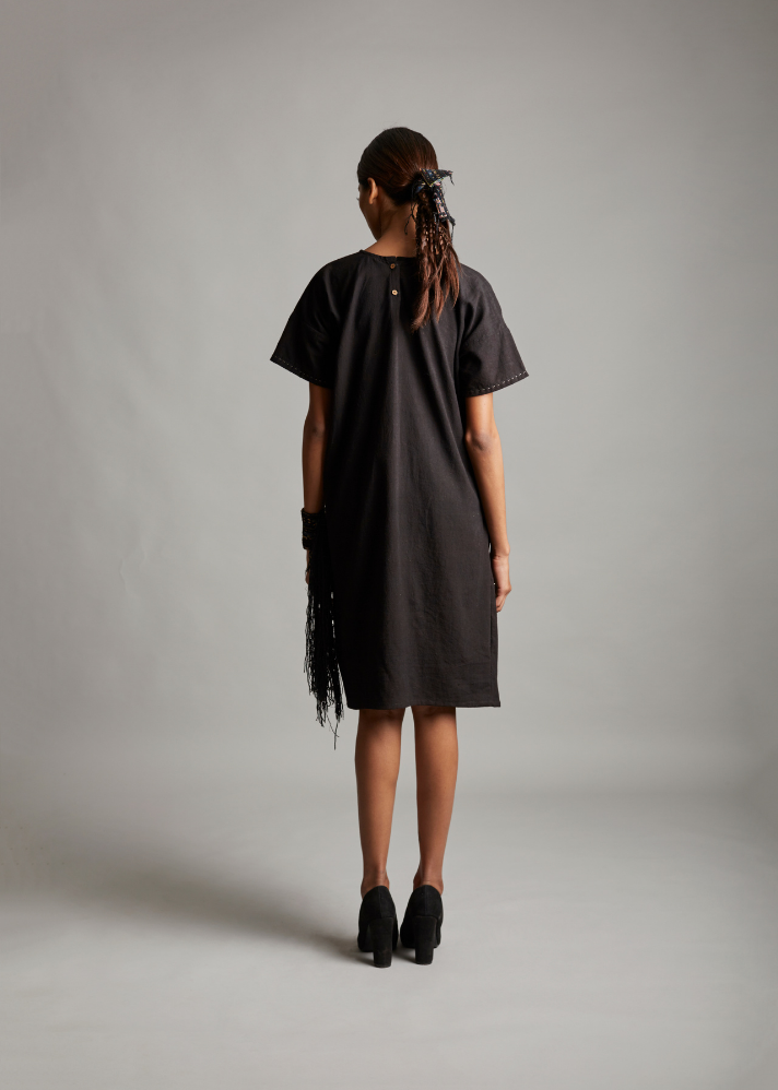 Galactic Darkness Two Buttoned Dress - onlyethikal