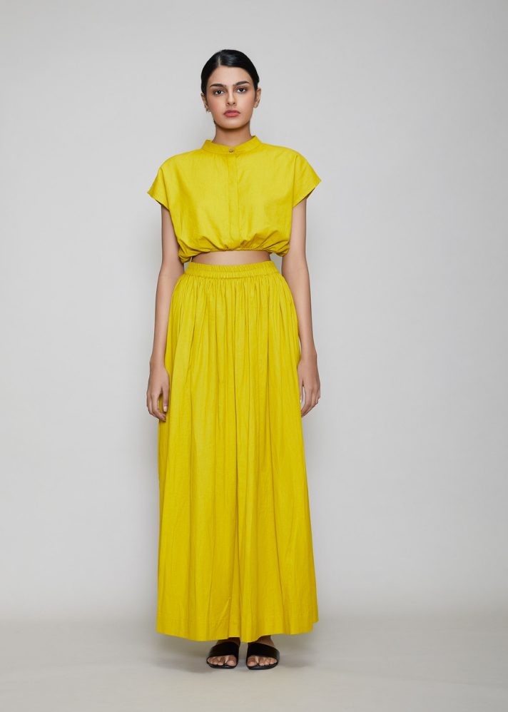 Sl Skirt Yellow - onlyethikal