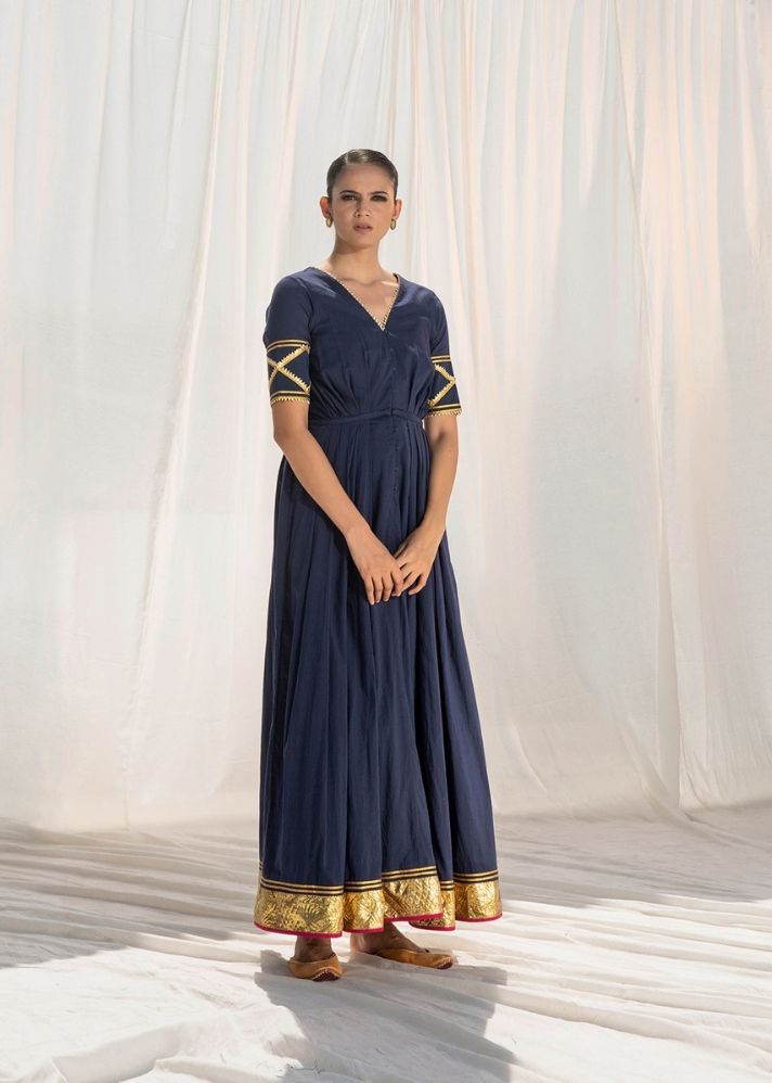 Rohma Pleated Maxi Dress