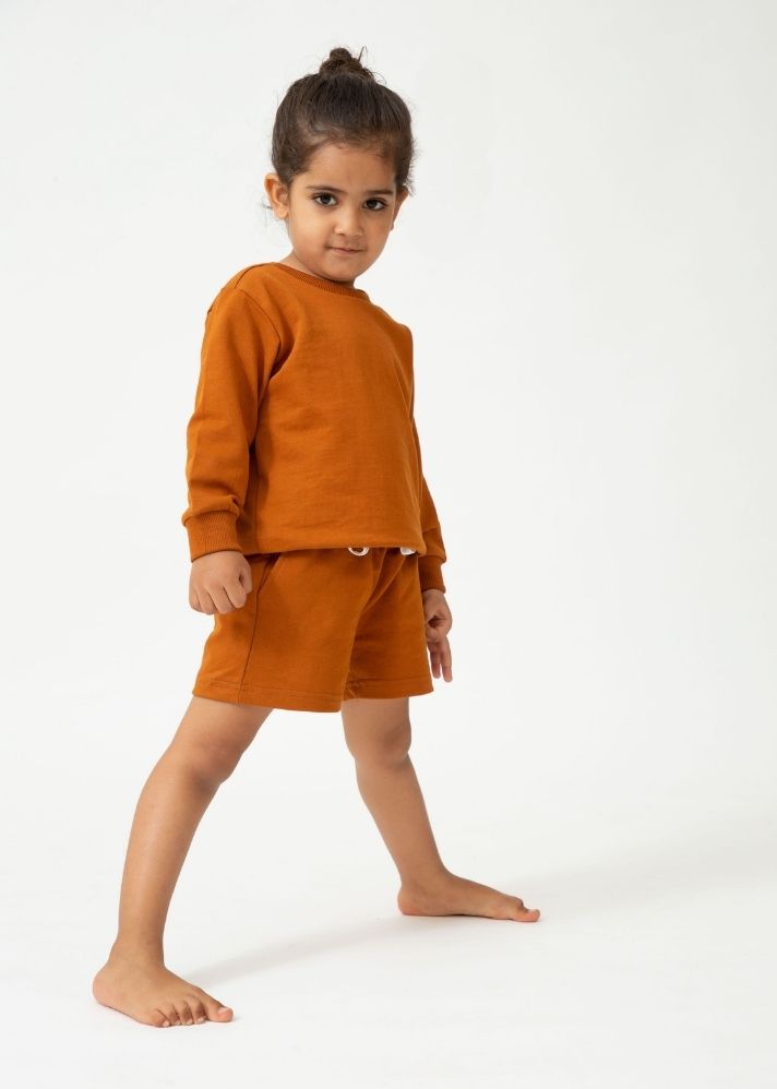 Brown Transition Set Terracotta Shorts