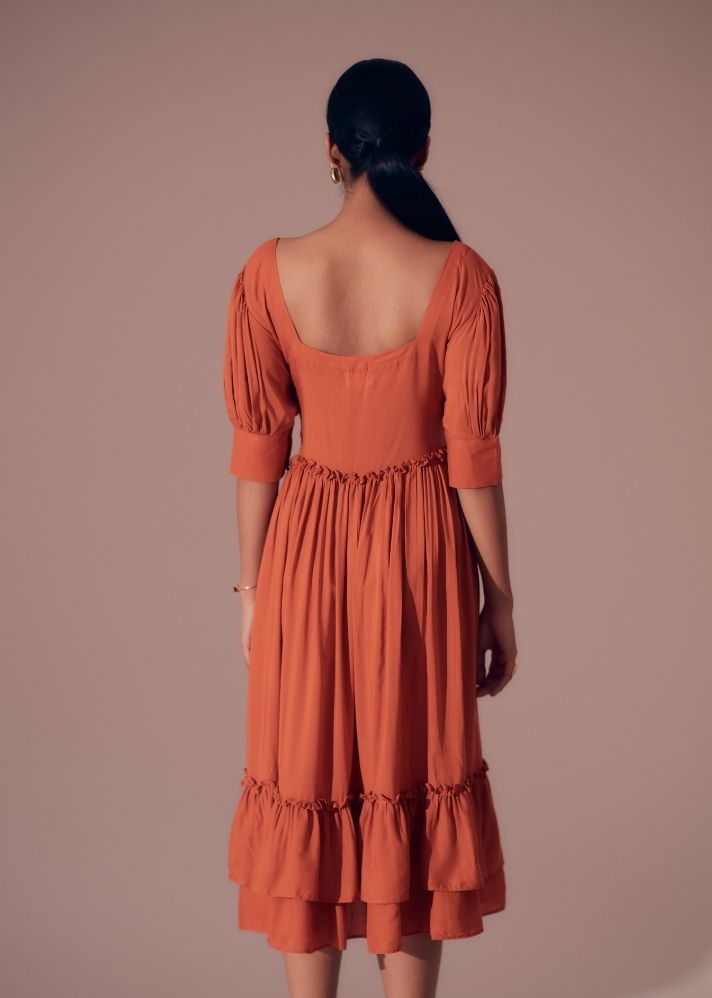 Ibiza Dress - Sunset Orange