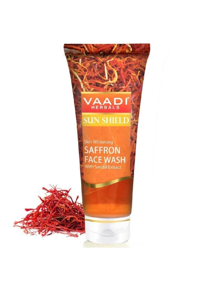 Product image of Vaadi Organics Skin Brightening Organic Saffron Face Wash with Sandalwood, curated by Only Ethikal