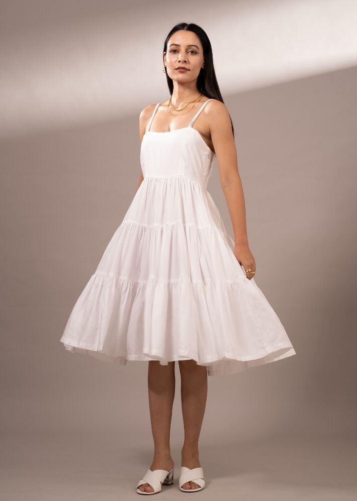 Fiona White Dress