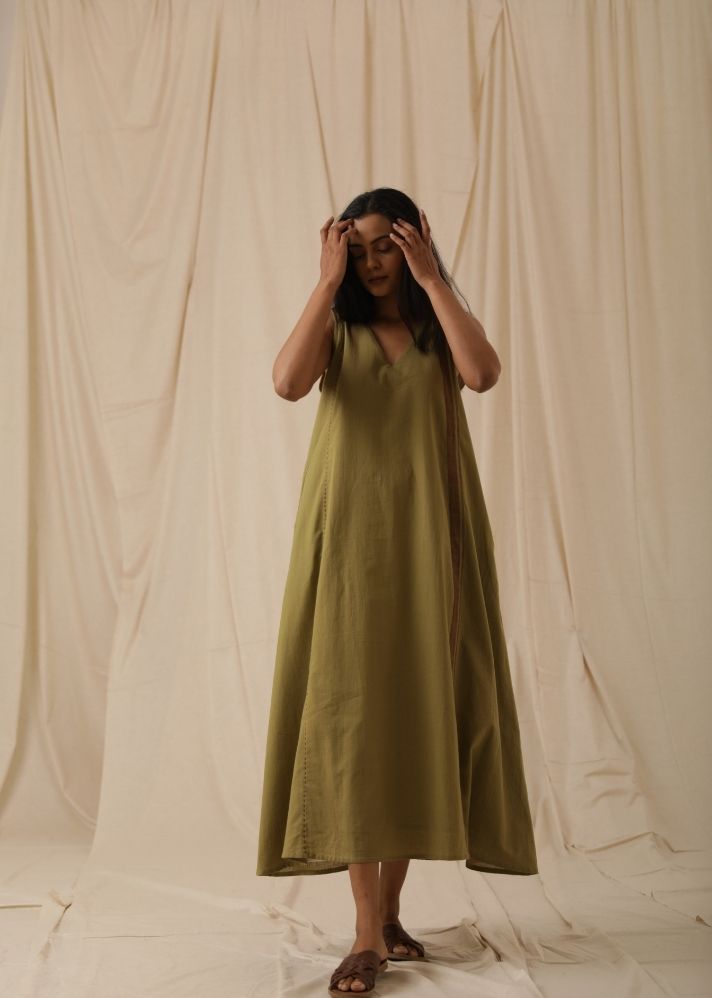 Calm Cruise Green Dress