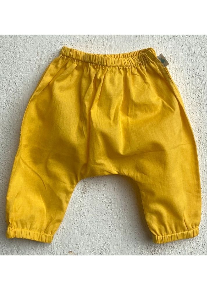 Unisex Organic Patang Jhabla With Yellow Pants