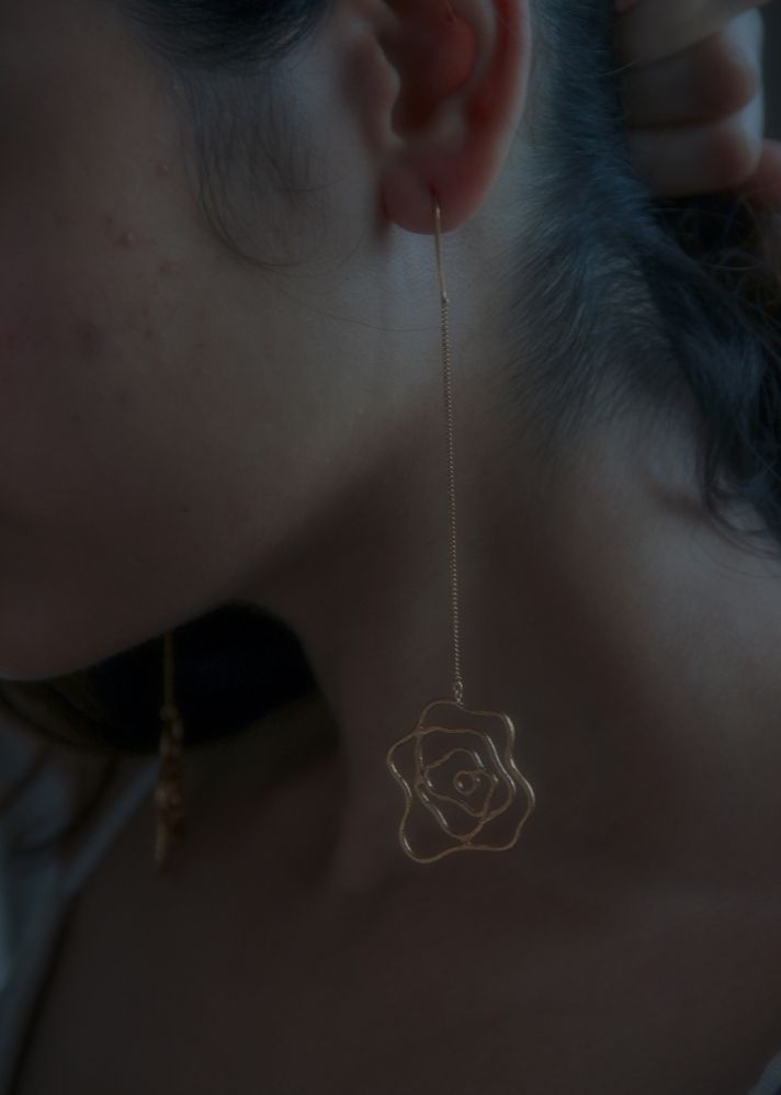 Dancing Rose 
Earrings - onlyethikal
