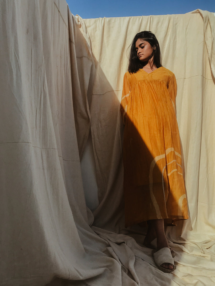 Mustard Yellow Arazi Dress - onlyethikal