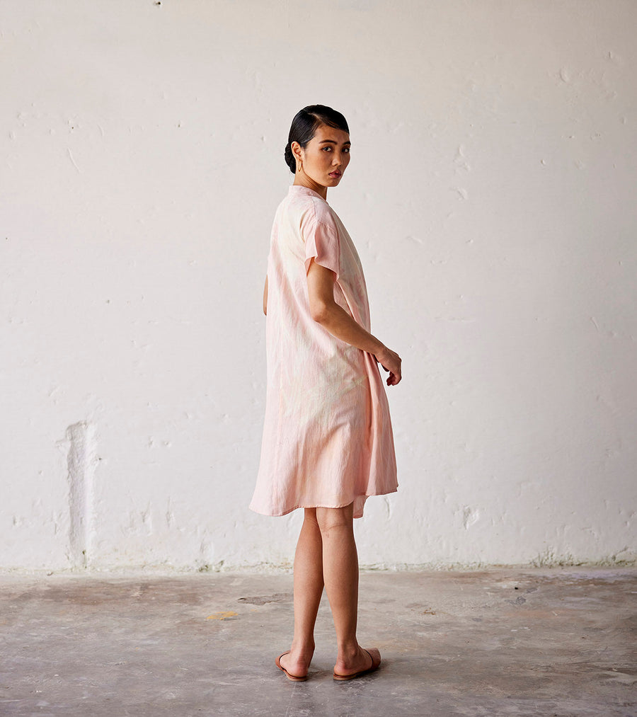 A Model Wearing Pink Pure Cotton Sun Kissed, curated by Only Ethikal