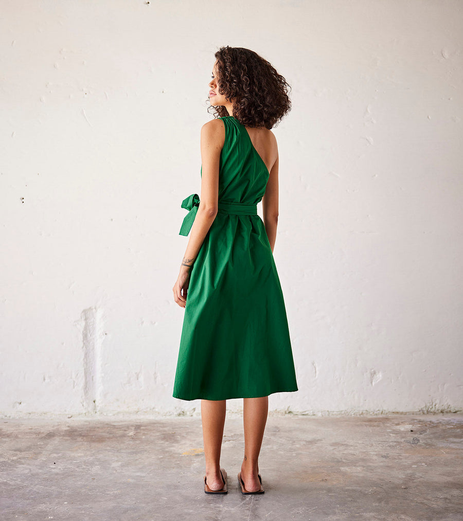 A Model Wearing Green Pure Cotton Peas in a Pod, curated by Only Ethikal