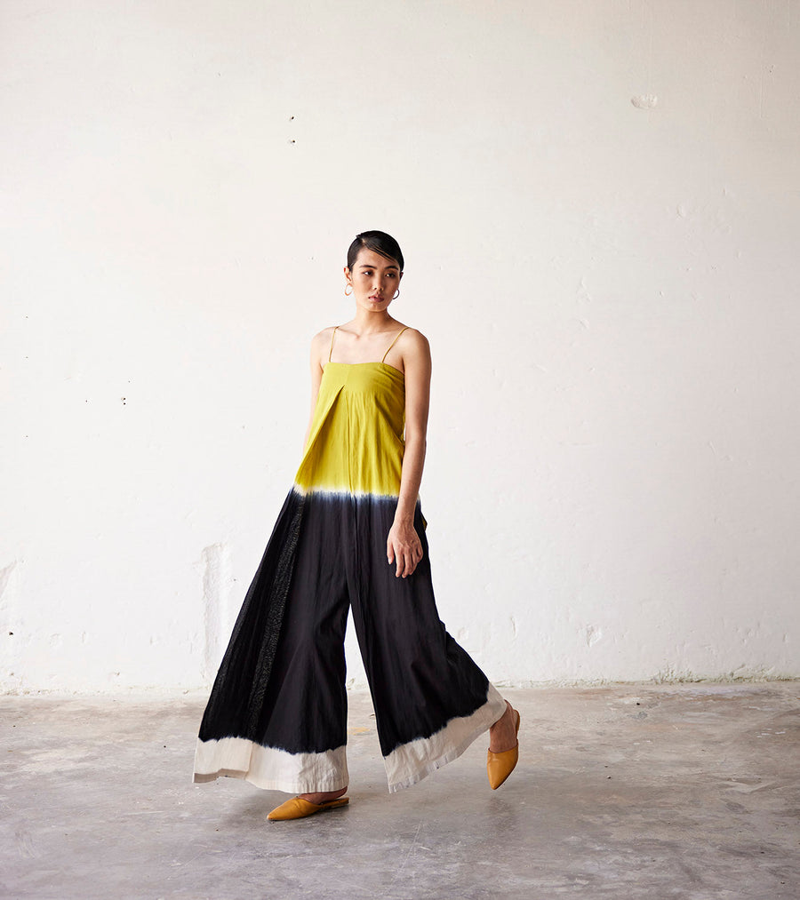 A Model Wearing Multicolor Pure Cotton Lemonade, curated by Only Ethikal
