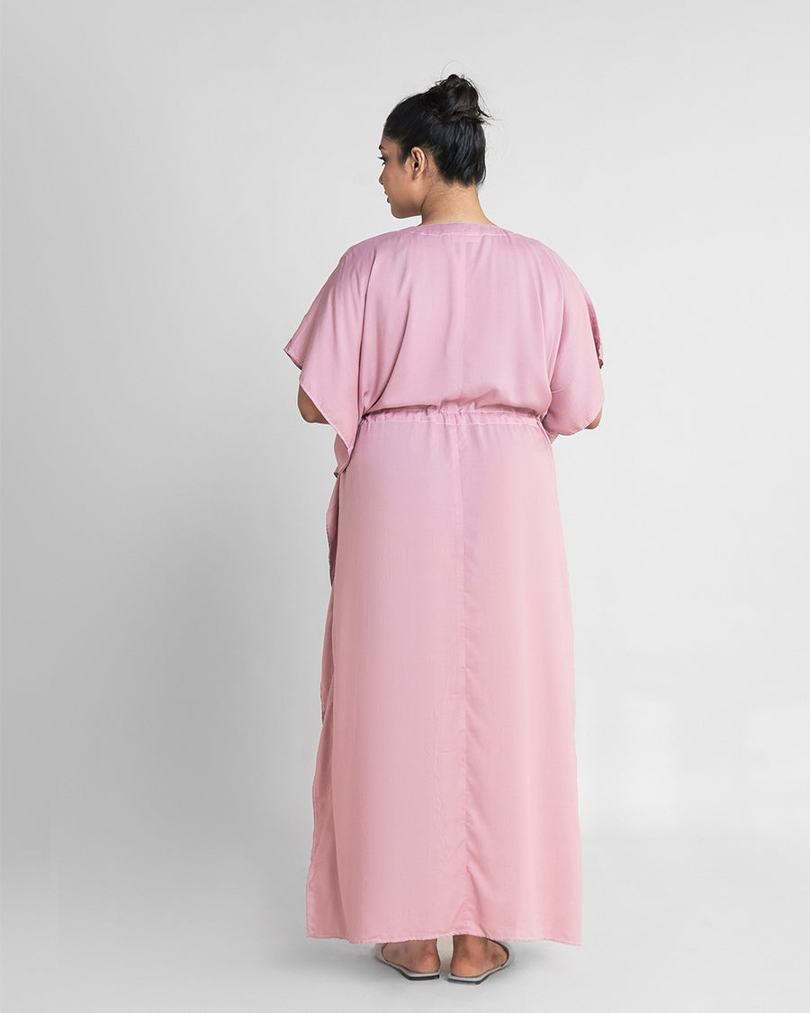 Sweet Dreaming Pink Kaftan Dress