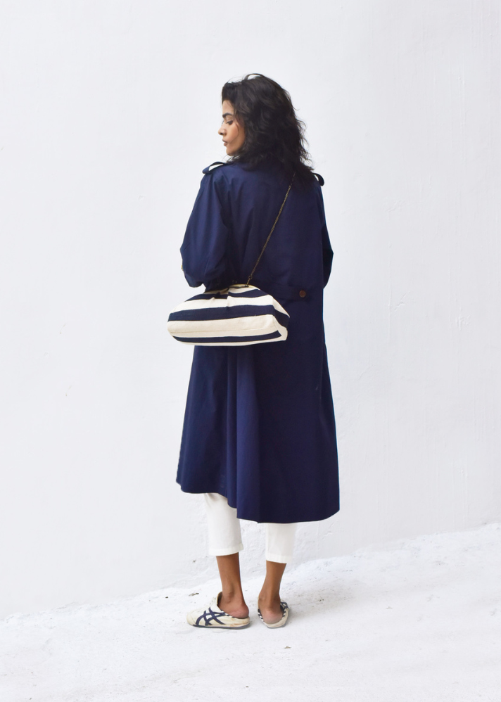 Blue Sage Trench Coat
