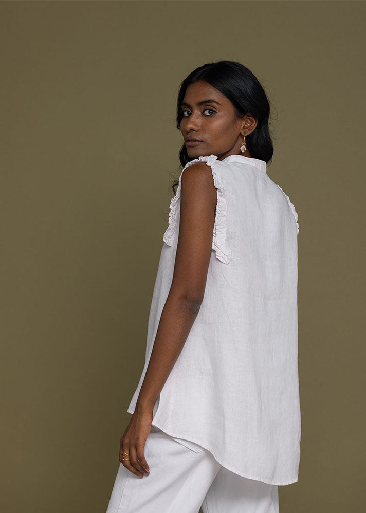 Wind in my Hair Shirt - Coconut White - onlyethikal
