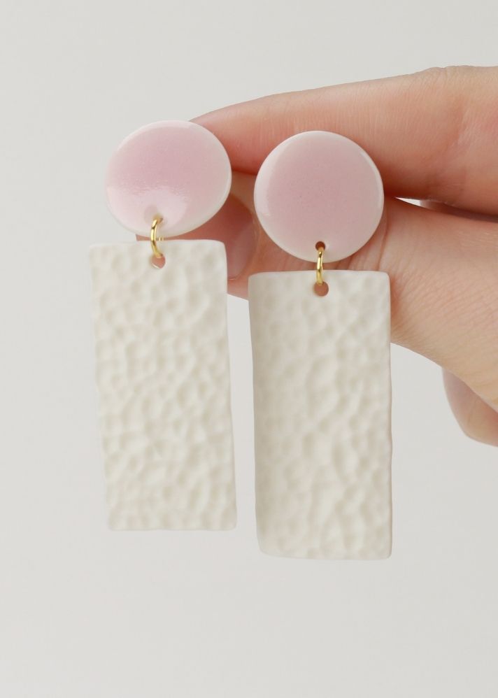 Aria Pink Earrings - onlyethikal