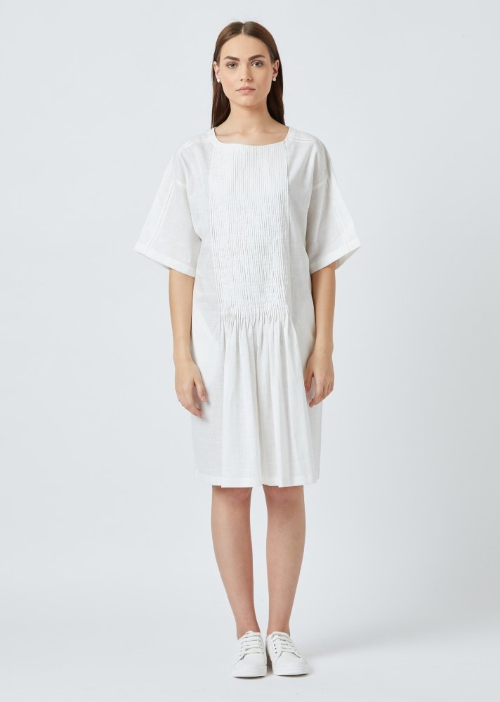 Ready to ship! White tunic dress - onlyethikal